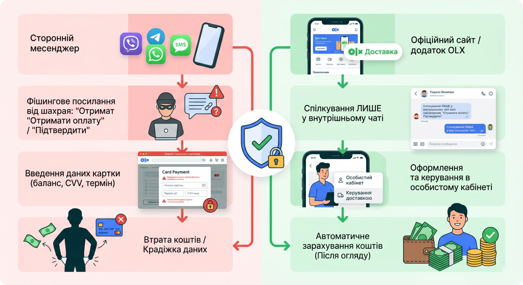 як відправити олх доставкою