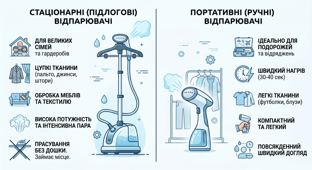 як вибрати відпарювач