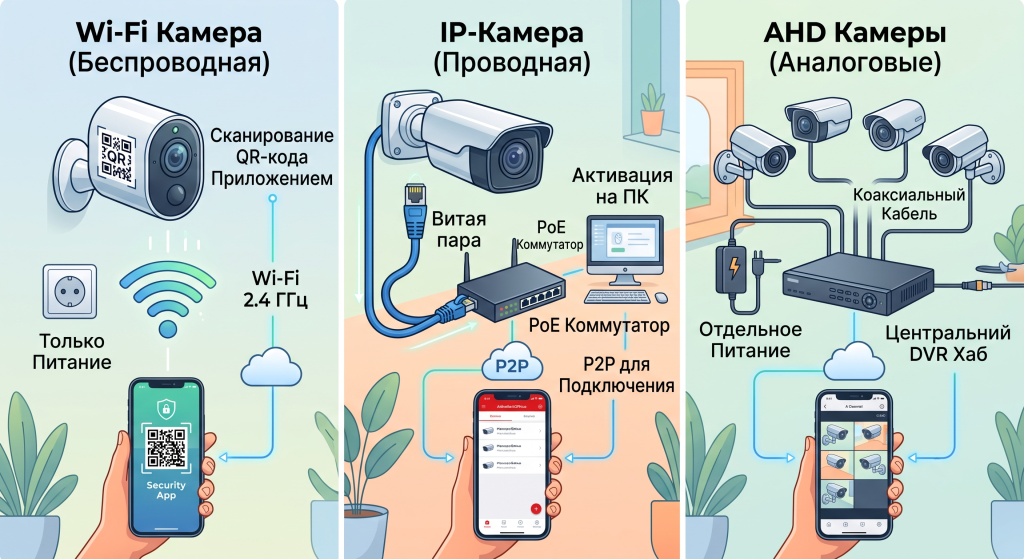 как подключиться к камере видеонаблюдения