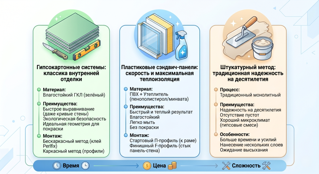 как сделать откосы на окнах внутри