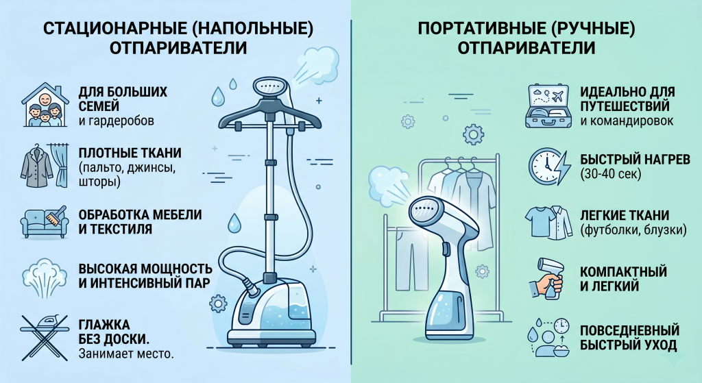 как выбрать отпариватель