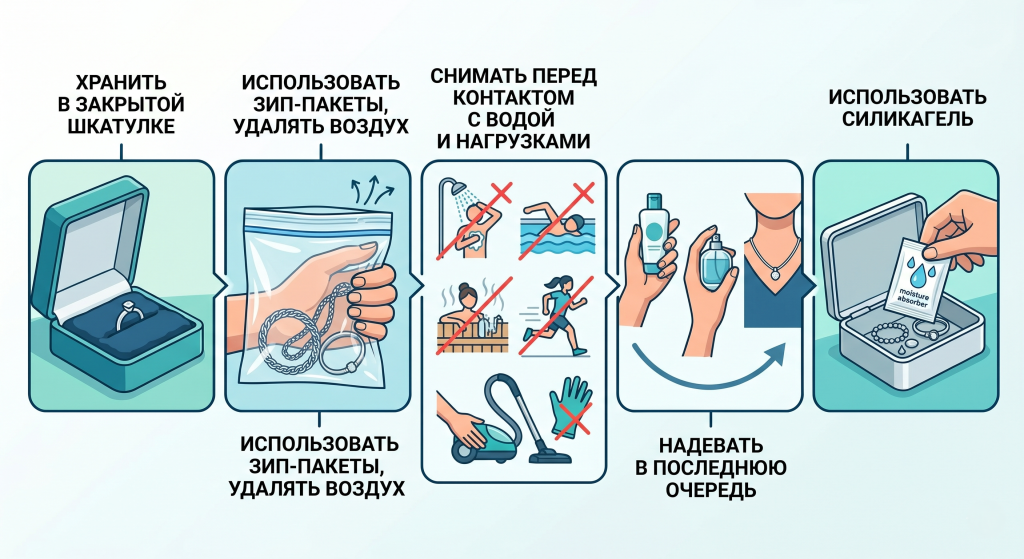 почистить серебро дома