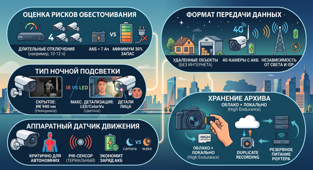 работает ли камера когда нет света