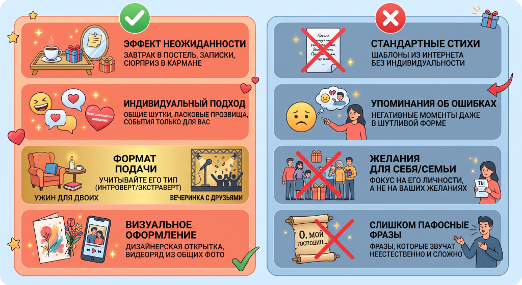 трогательные поздравления с днем ​​рождения любимому мужчине