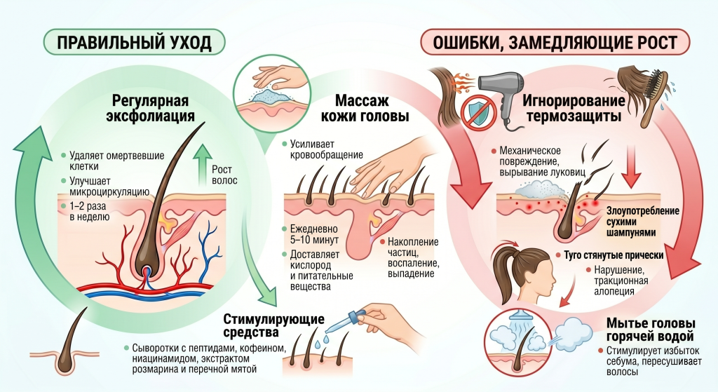 за сколько отрастают волосы