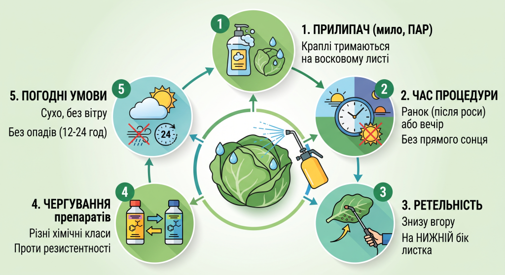 чим кропити капусту від білокрилки в домашніх умовах