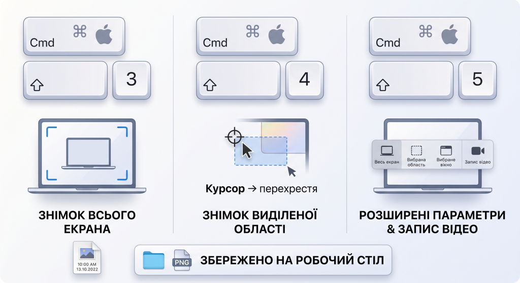 як зробити скрін на ноутбуці