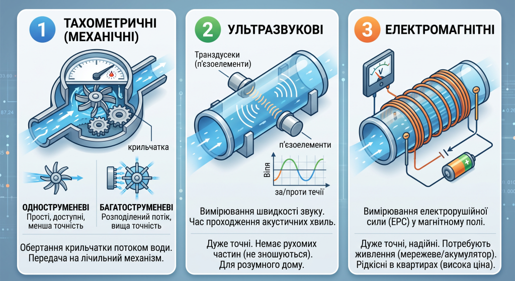 які лічильники води кращі