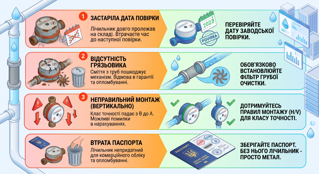 який лічильник води вибрати
