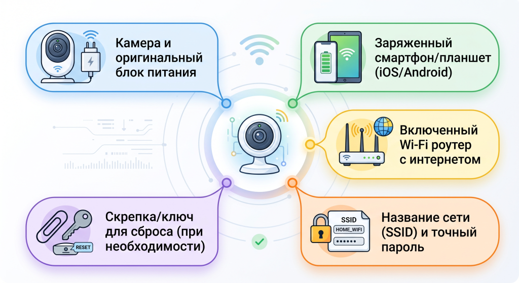 как подключить вай фай камеру к телефону