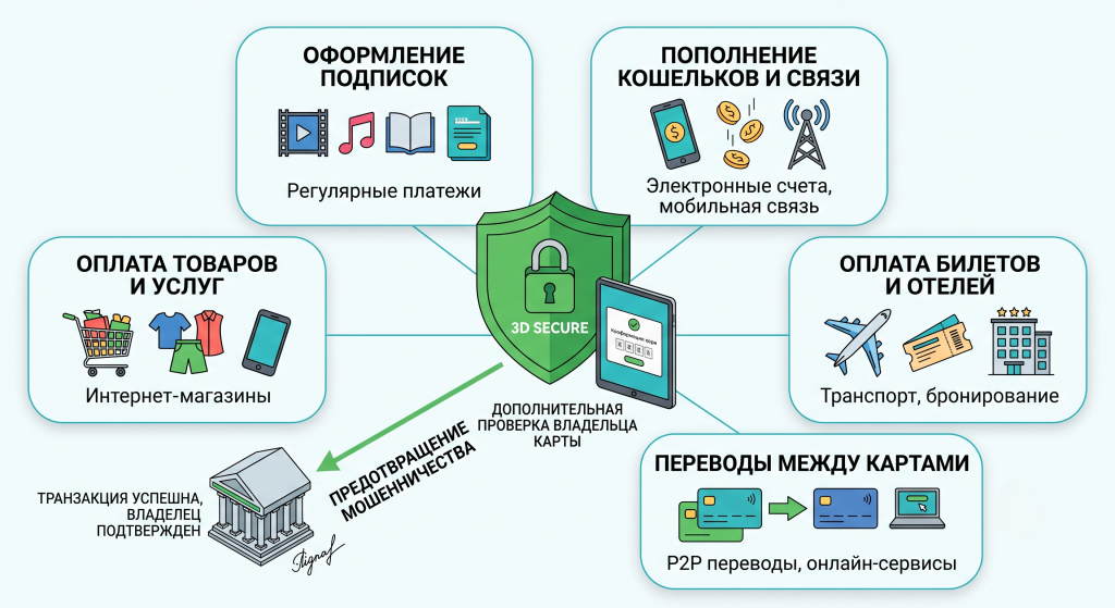 как работает 3d secure