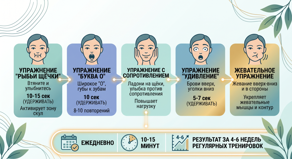 как сделать скулы
