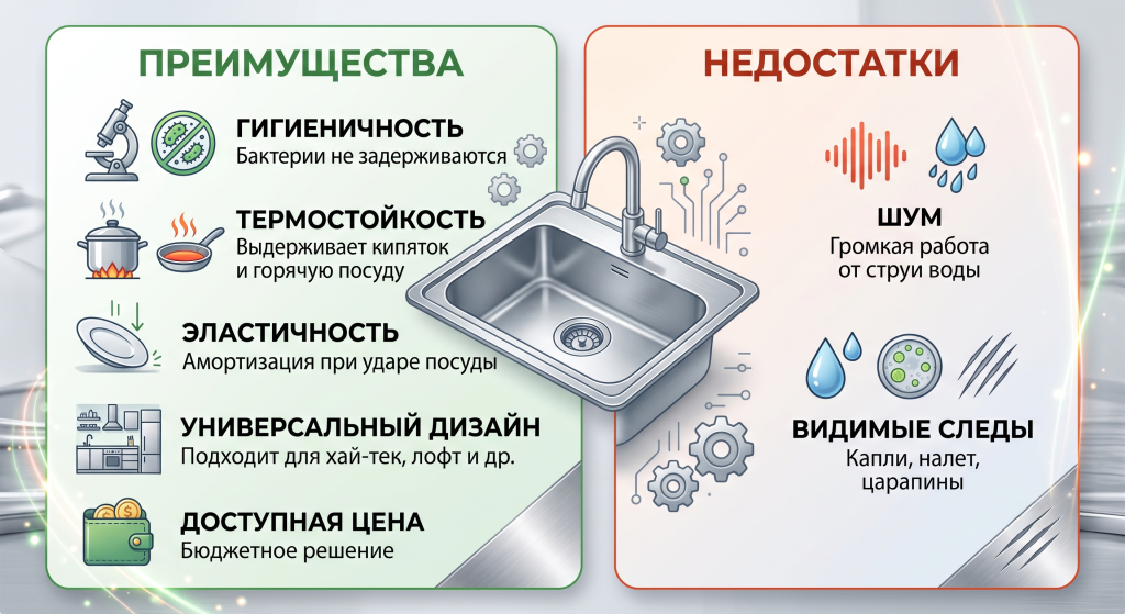 какую мойку выбрать на кухню