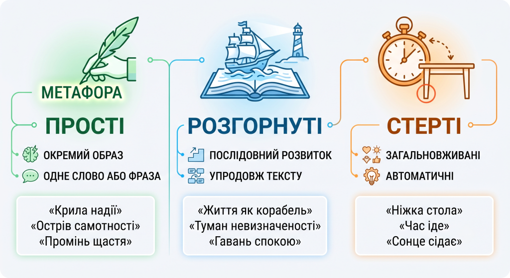 метафора приклади