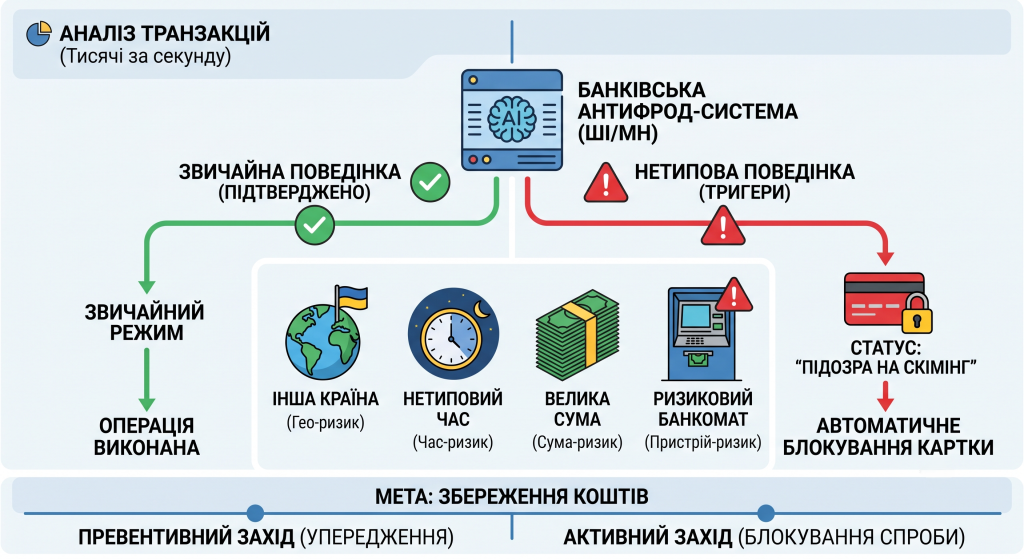 підозра на скімінг