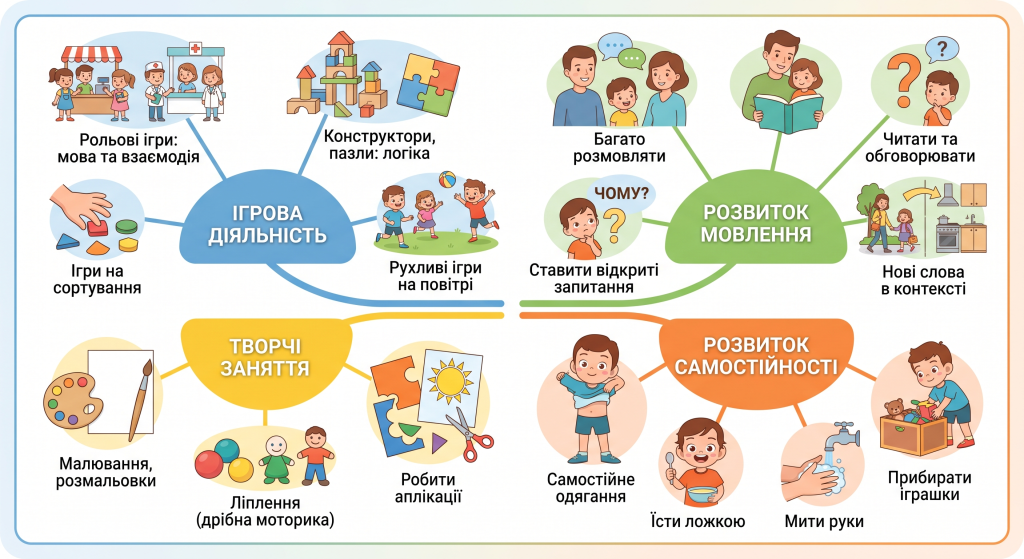 що має вміти дитина в 3 роки