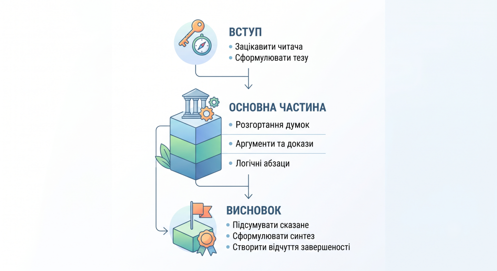 структура есе