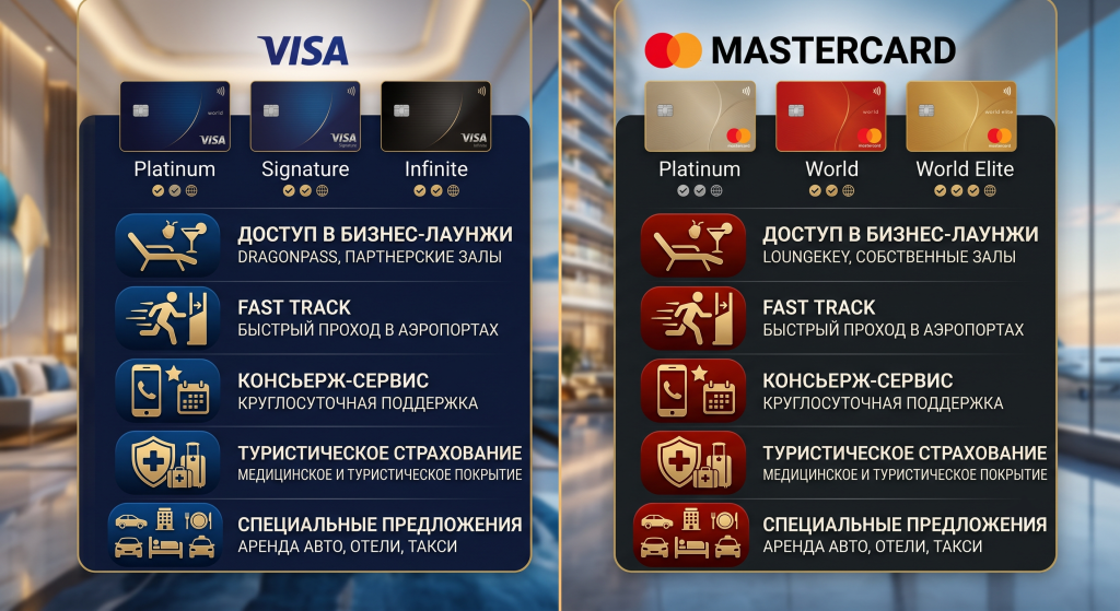 visa или mastercard