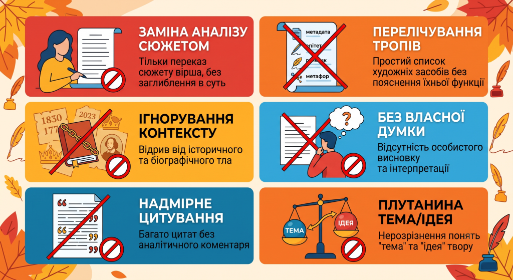 зразок ідейно художнього аналізу вірша