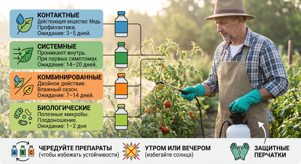 чем опрыскивать помидоры от фитофторы