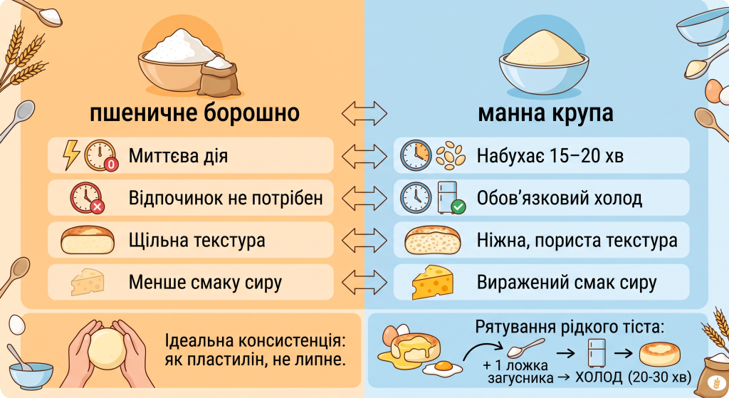 чому сирники розлазяться