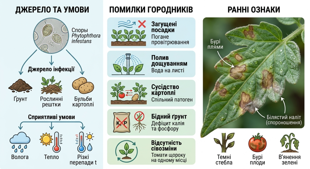 фітофтора на помідорах що робити