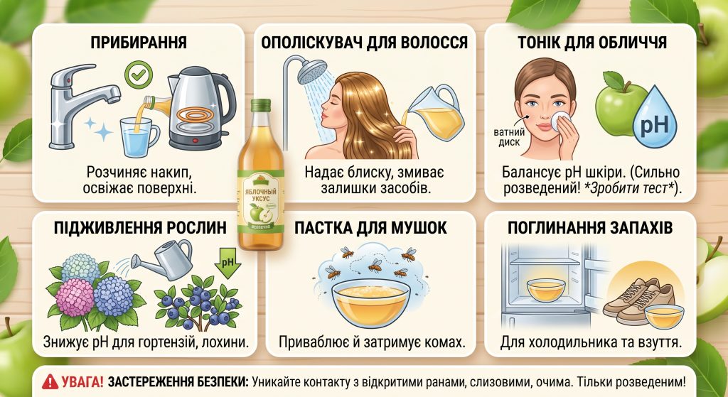 як приготувати яблучний оцет
