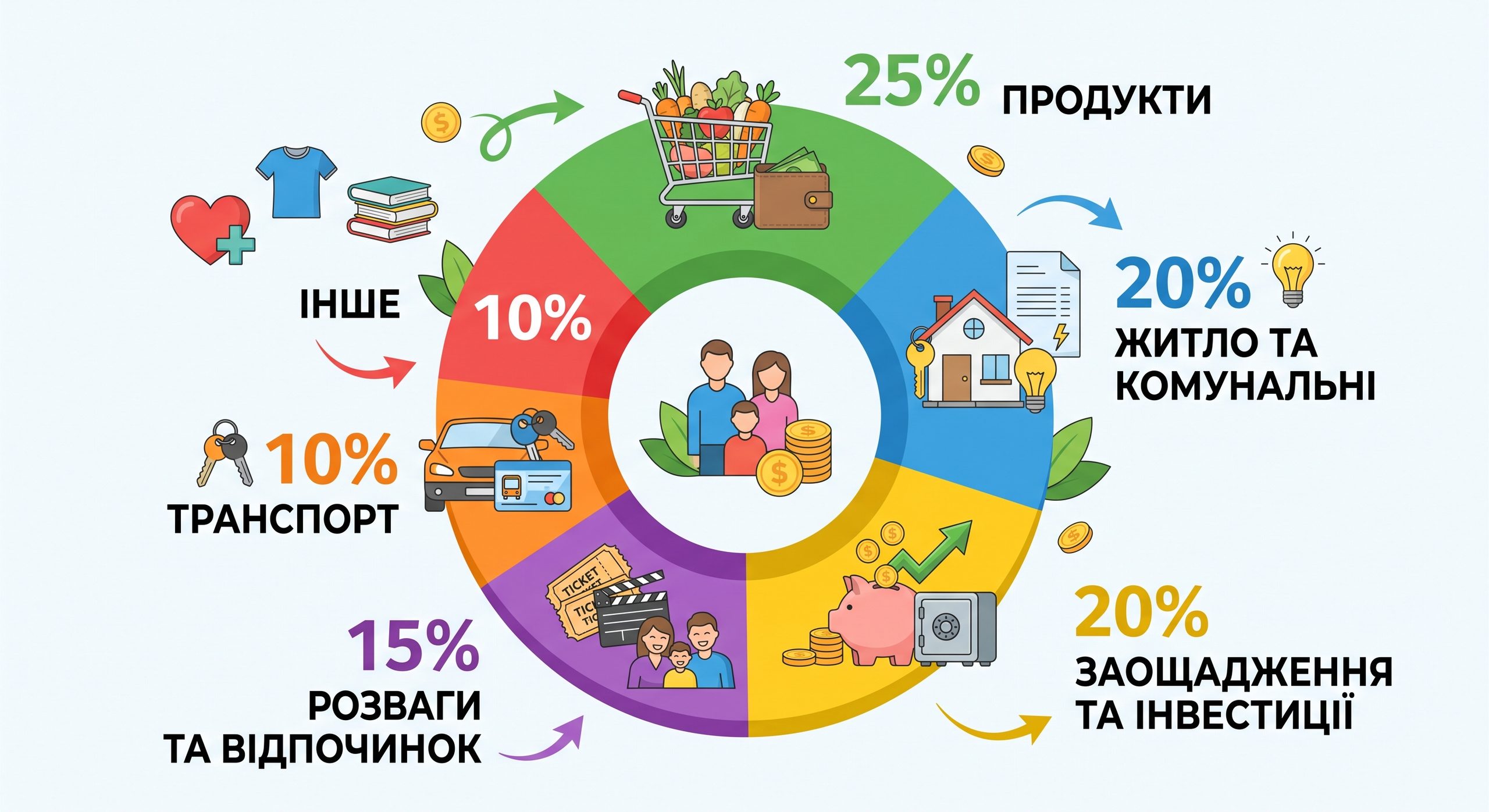 як скласти сімейний бюджет