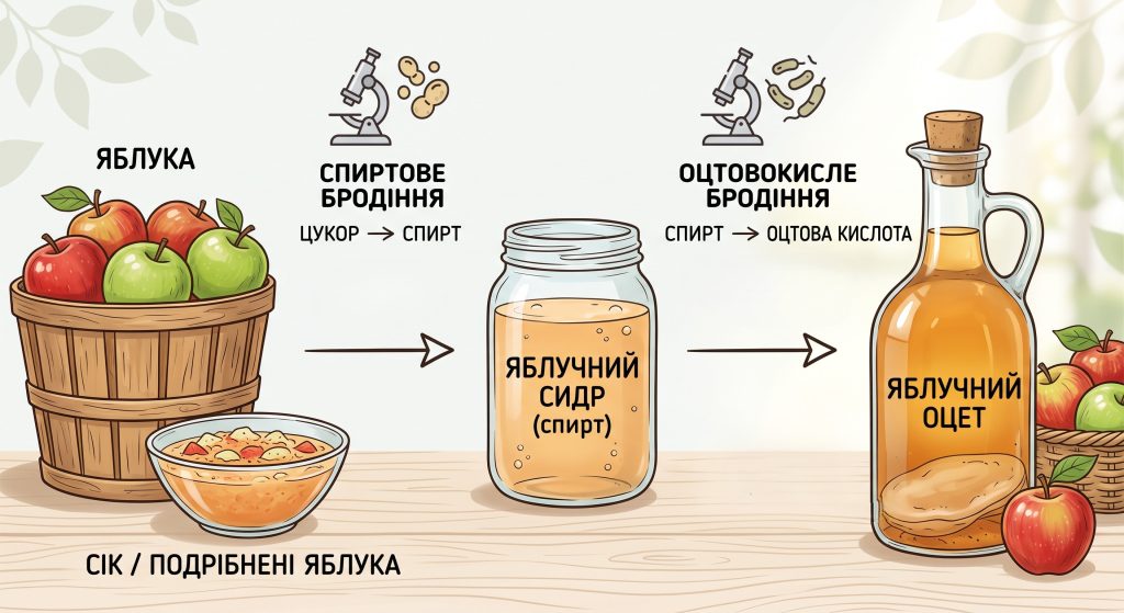 як зробити яблучний оцет в домашніх умовах