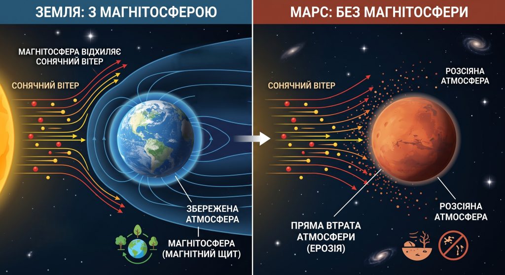 яке значення для земної поверхні має магнітосфера