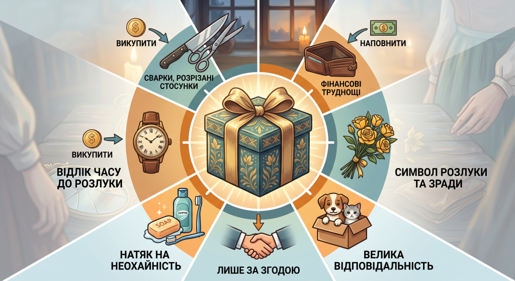 які подарунки не можна дарувати
