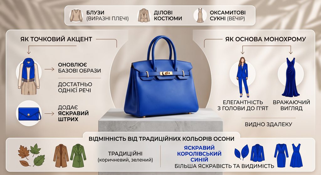 який колір буде в моді восени