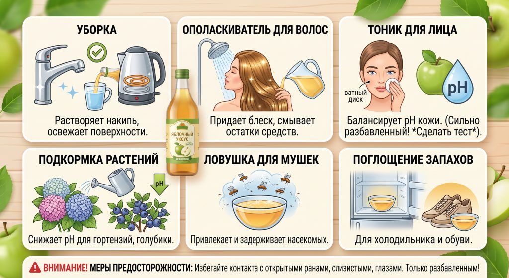 как приготовить яблочный уксус