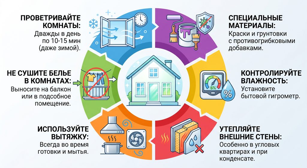 как избавиться от плесени
