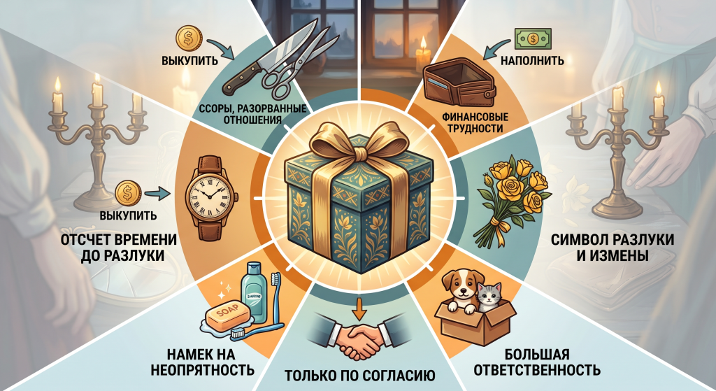 какие подарки нельзя дарить