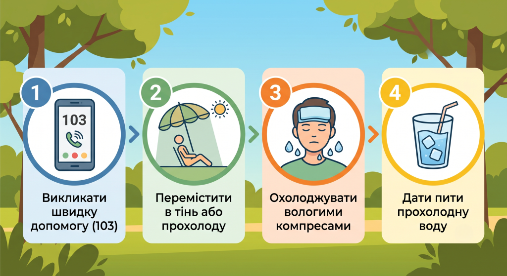 перегрів на сонці що робити