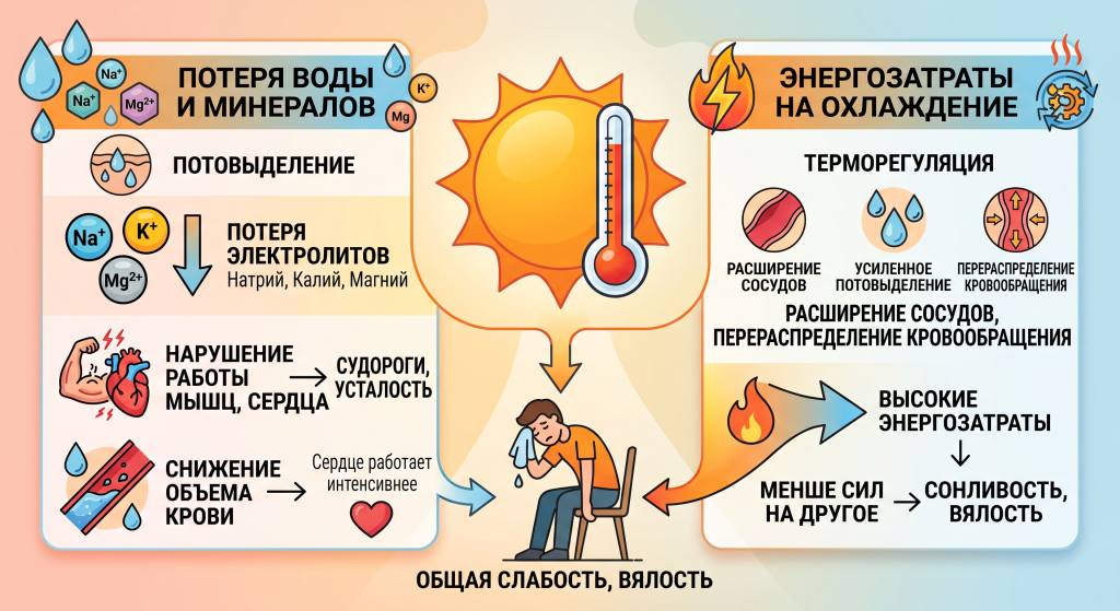 почему в жару отекают ноги
