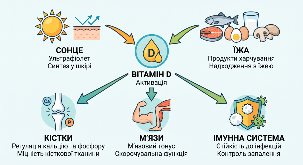 вітамін д для чого