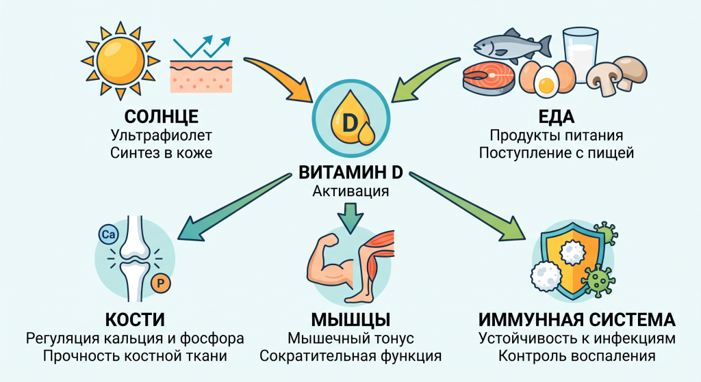 витамин д для чего