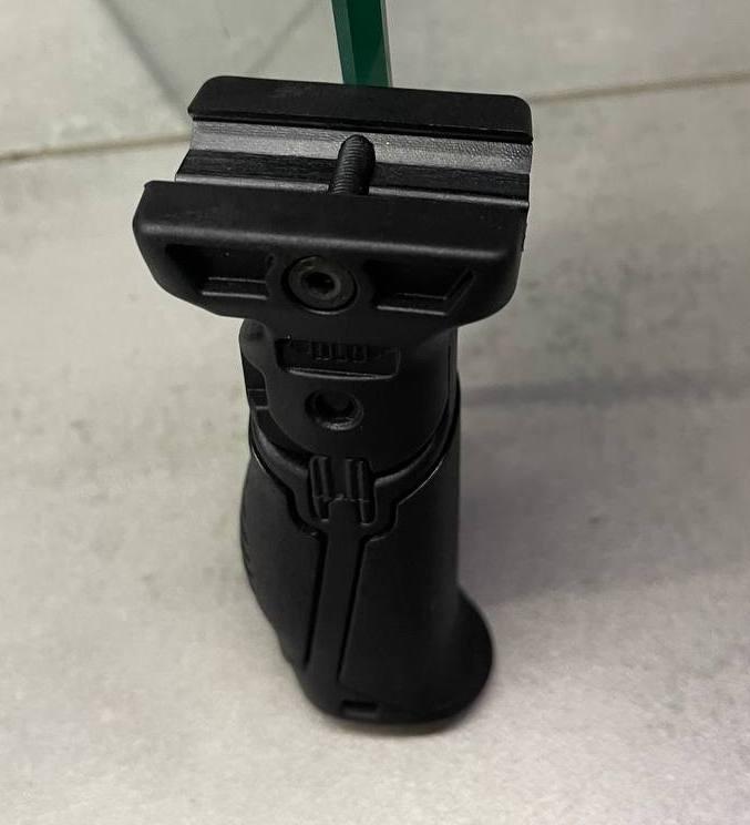 Рукоятка переноса огня DLG Tactical (DLG-048) на планку Picatinny, цвет Черный, складная, ручка переноса огня — изображение 4