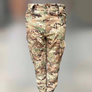Брюки зимние тактические софтшелл флисовые Single Sword, размер XXL, Мультикам, утепленные брюки для военных